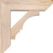 Ekena Millwork Balboa Slat Smooth Bracket w/ Offset Brace, Douglas Fir, 5 1/2"W x 18"D x 18"H BKT0604X18X18BOA06SDF - alternate 4